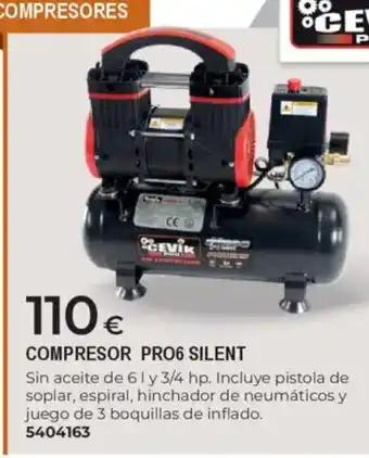 BigMat Compresor pro6 silent oferta