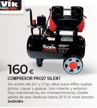 BigMat Compresor pro27 silent oferta