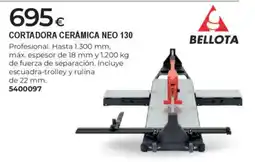 BigMat BELLOTA Cortadora cerámica neo 130 oferta