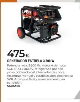 BigMat Generador estrela 3.300 w oferta