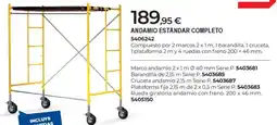 BigMat Andamio estándar completo oferta