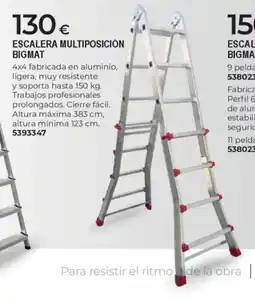 BigMat BIGMAT Escalera multiposición oferta