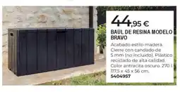 BigMat Baúl de resina modelo bravo oferta