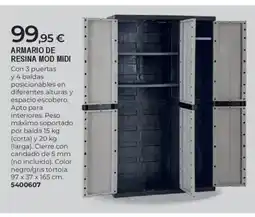 BigMat Armario de resina mod midi oferta