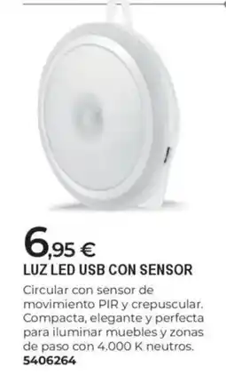 BigMat Luz led usb con sensor oferta