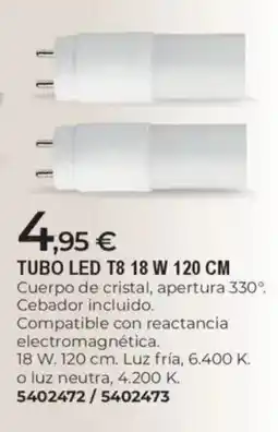 BigMat Tubo led t8 18 w oferta