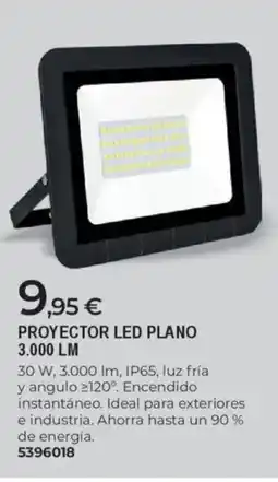 BigMat Proyector led plano 3.000 lm oferta