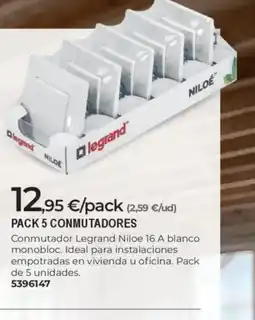 BigMat Pack 5 conmutadores oferta