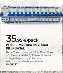 BigMat Pack de vivienda universal diferencial oferta