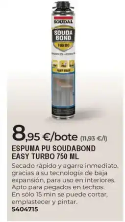 BigMat Espuma pu soudabond easy turbo oferta