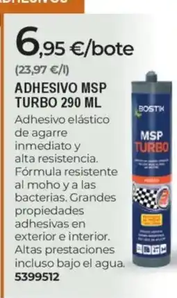 BigMat Adhesivos msp turbo oferta