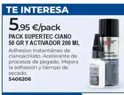 BigMat Pack supertec ciano 50 gr y activador oferta
