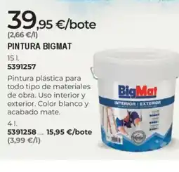 BigMat BIGMAT Pintura oferta