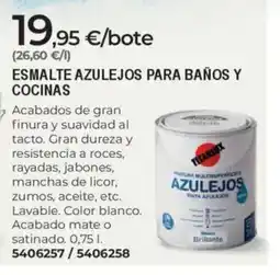 BigMat Esmalte azulejos para baños y cocinas oferta