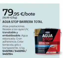 BigMat Agua stop barrera total oferta