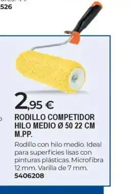 BigMat Rodillo competidor hilo medio oferta