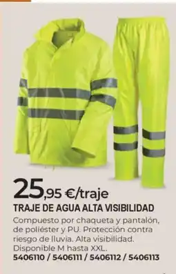 BigMat Traje de agua alta visibilidad oferta