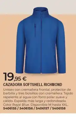 BigMat Cazadora softshell richmond oferta