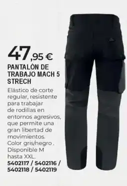 BigMat Pantalón de trabajo mach 5 strech oferta