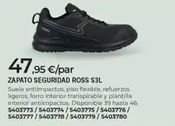 BigMat Zapato seguridad ross s3l oferta