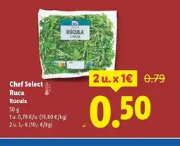 Lidl CHEF SELECT Ruca Ruca Rúcula oferta