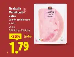 Lidl REALVALLE Pernil cuit extra oferta