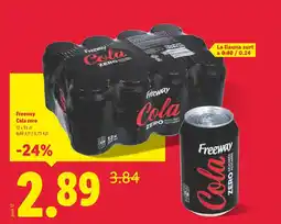 Lidl FREEWAY Cola zero oferta