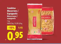 Lidl COMBINO Macarrons / Espaguetis oferta