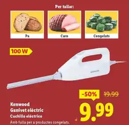 Lidl KENWOOD Ganivet elèctric oferta