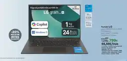 El Corte Inglés LG Portátil oferta