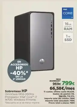 El Corte Inglés HP Sobremesa oferta