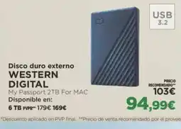 El Corte Inglés Disco duro externo oferta