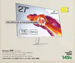El Corte Inglés HP Monitor oferta