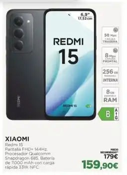 El Corte Inglés XIAOMI Redmi 15 oferta