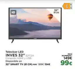 El Corte Inglés INVES 32" Televisor LED oferta