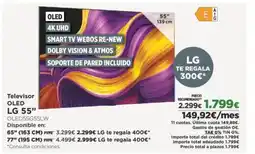 El Corte Inglés LG 55" Televisor OLED oferta