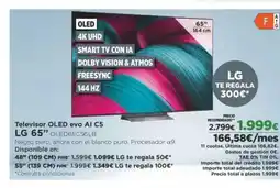 El Corte Inglés LG 65" Televisor OLED evo Al C5 oferta