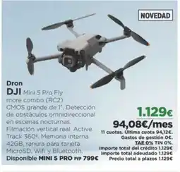 El Corte Inglés DJI Dron oferta