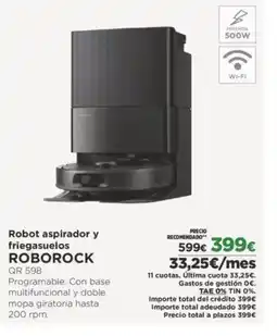 El Corte Inglés ROBOROCK Robot aspirador y friegasuelos oferta