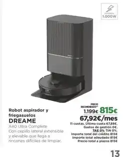 El Corte Inglés DREAME Robot aspirador y friegasuelos oferta