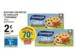 E.Leclerc FONTANEDA Bizcocho con pepitas de chocolate oferta