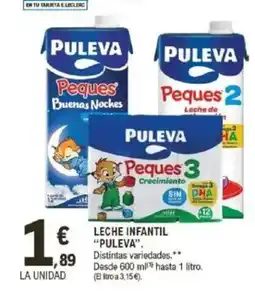 E.Leclerc PULEVA Leche infantil oferta