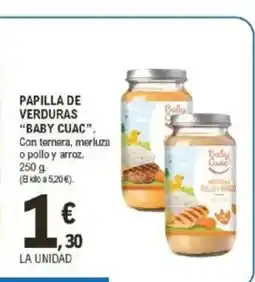 E.Leclerc BABY CUAC Papilla de verduras oferta