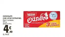 E.Leclerc Chocolate con leche extrafino oferta