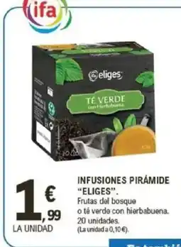 E.Leclerc ELIGES Infusiones pirámide oferta