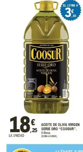 E.Leclerc COOSUR Aceite de oliva virgen serie oro oferta