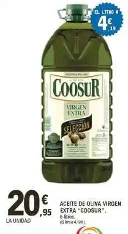 E.Leclerc COOSUR Aceite de oliva virgen extra oferta