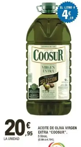 E.Leclerc COOSUR Aceite de oliva virgen extra oferta