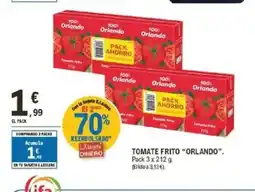 E.Leclerc ORLANDO Tomate frito oferta