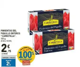 E.Leclerc CARRETILLA Pimientos del piquillo enteros oferta